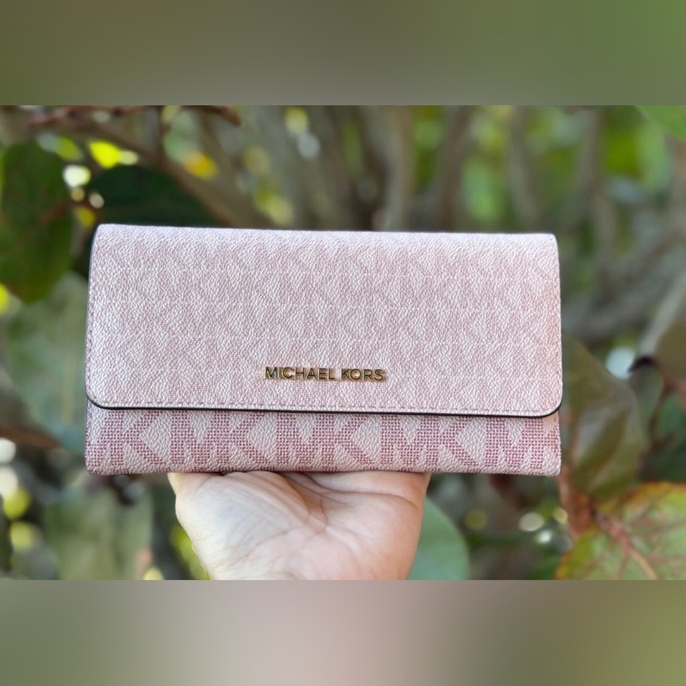 Michael Kors Sheila LG Tote Shoulder Bag + Wallet Pink - Picture 10 of 15